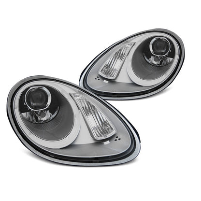 Xenon Scheinwerfer Silber passend für Porsche Boxster / Cayman 987 05-08
