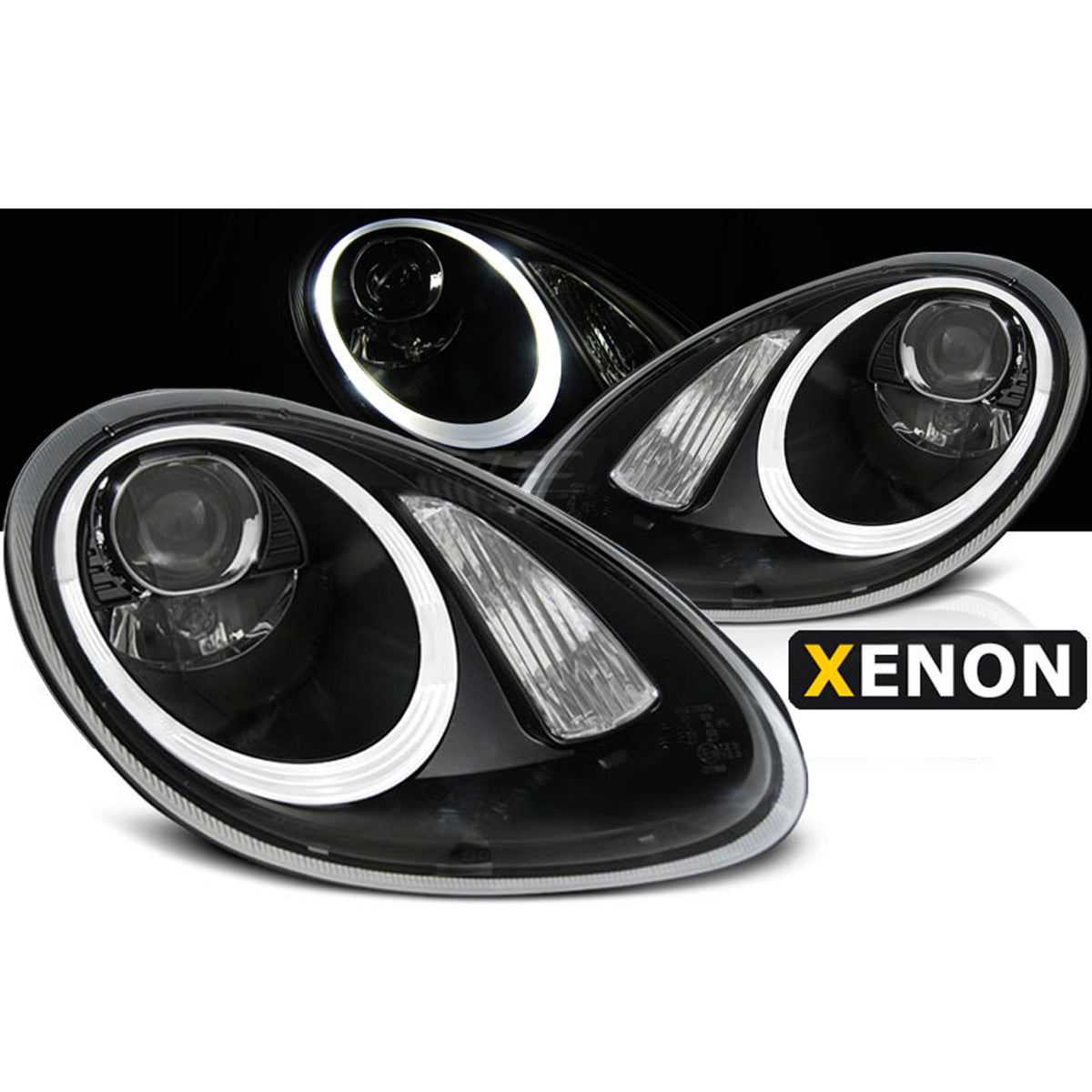 Xenon Scheinwerfer Schwarz passend für Porsche Boxster / Cayman 987 05-08