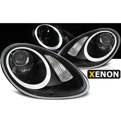 Xenon Scheinwerfer Schwarz passend für Porsche Boxster / Cayman 987 05-08