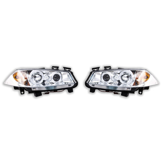 Chrom Halogenscheinwerfer passend für Renault Megane II 2003-2008