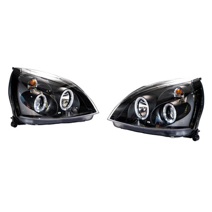 Halogen-Scheinwerfer Schwarz passend für Renault Clio II 2001-2005