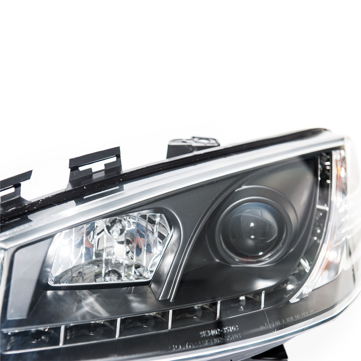Schwarze Halogen Scheinwerfer Set passend für Renault Megane II 2003-2009