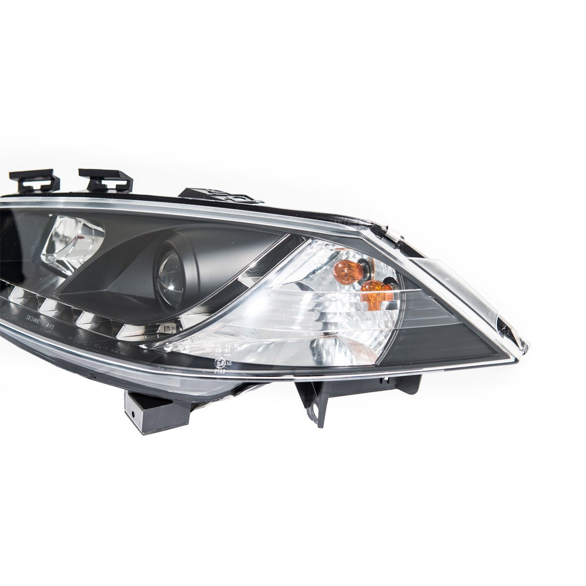 Schwarze Halogen Scheinwerfer Set passend für Renault Megane II 2003-2009