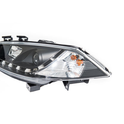 Schwarze Halogen Scheinwerfer Set passend für Renault Megane II 2003-2009