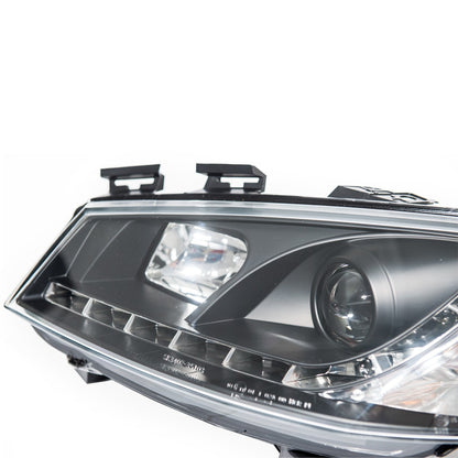 Schwarze Halogen Scheinwerfer Set passend für Renault Megane II 2003-2009