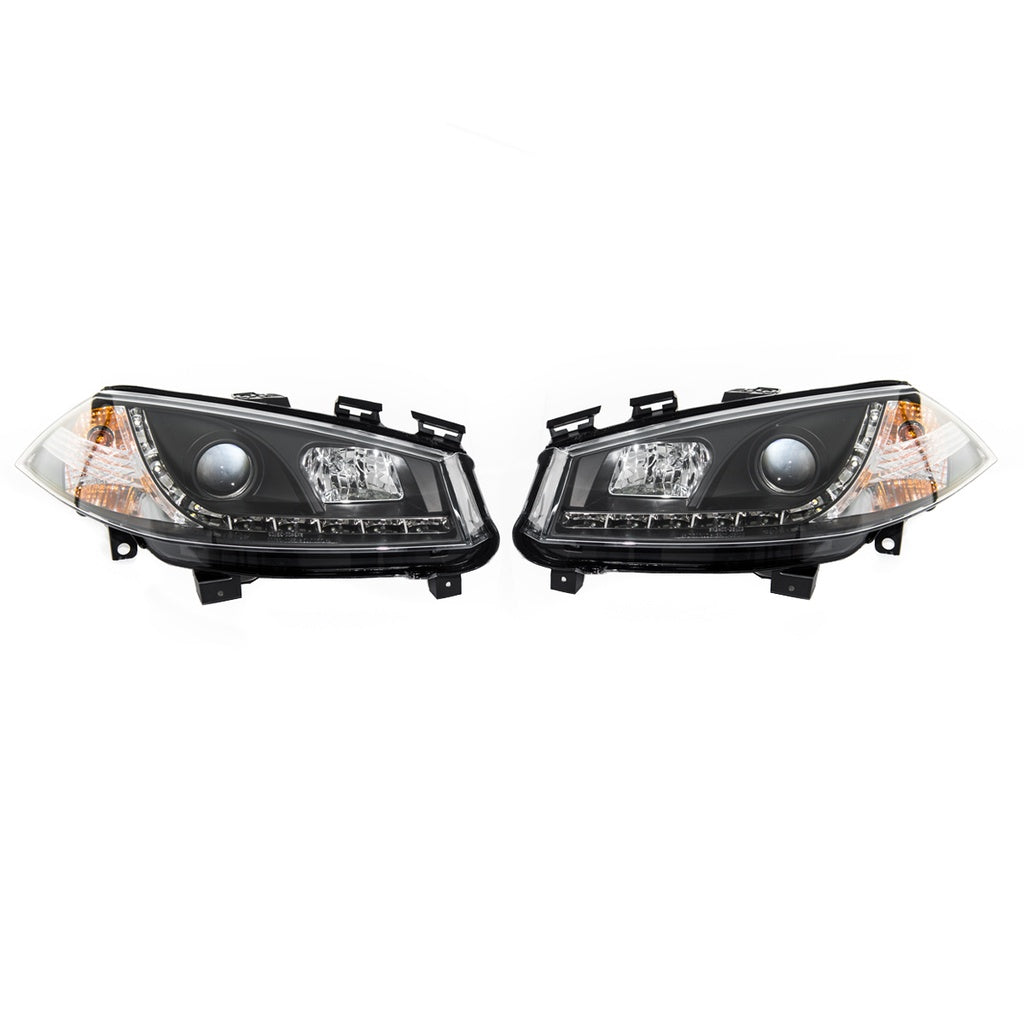 Scheinwerfer Halogen Schwarz passend für RENAULT MEGANE II 2003-heute