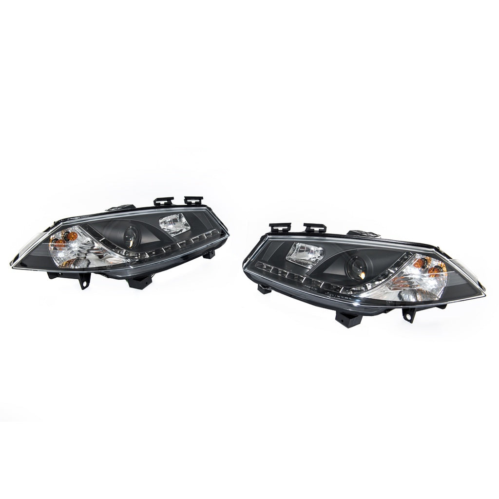 Scheinwerfer Halogen Schwarz passend für RENAULT MEGANE II 2003-heute