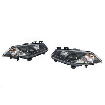 Scheinwerfer Halogen Schwarz passend für RENAULT MEGANE II 2003-heute