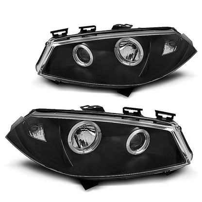 Scheinwerfer Renault Megane II 11.02-12.05 Angel Eyes Schwarz