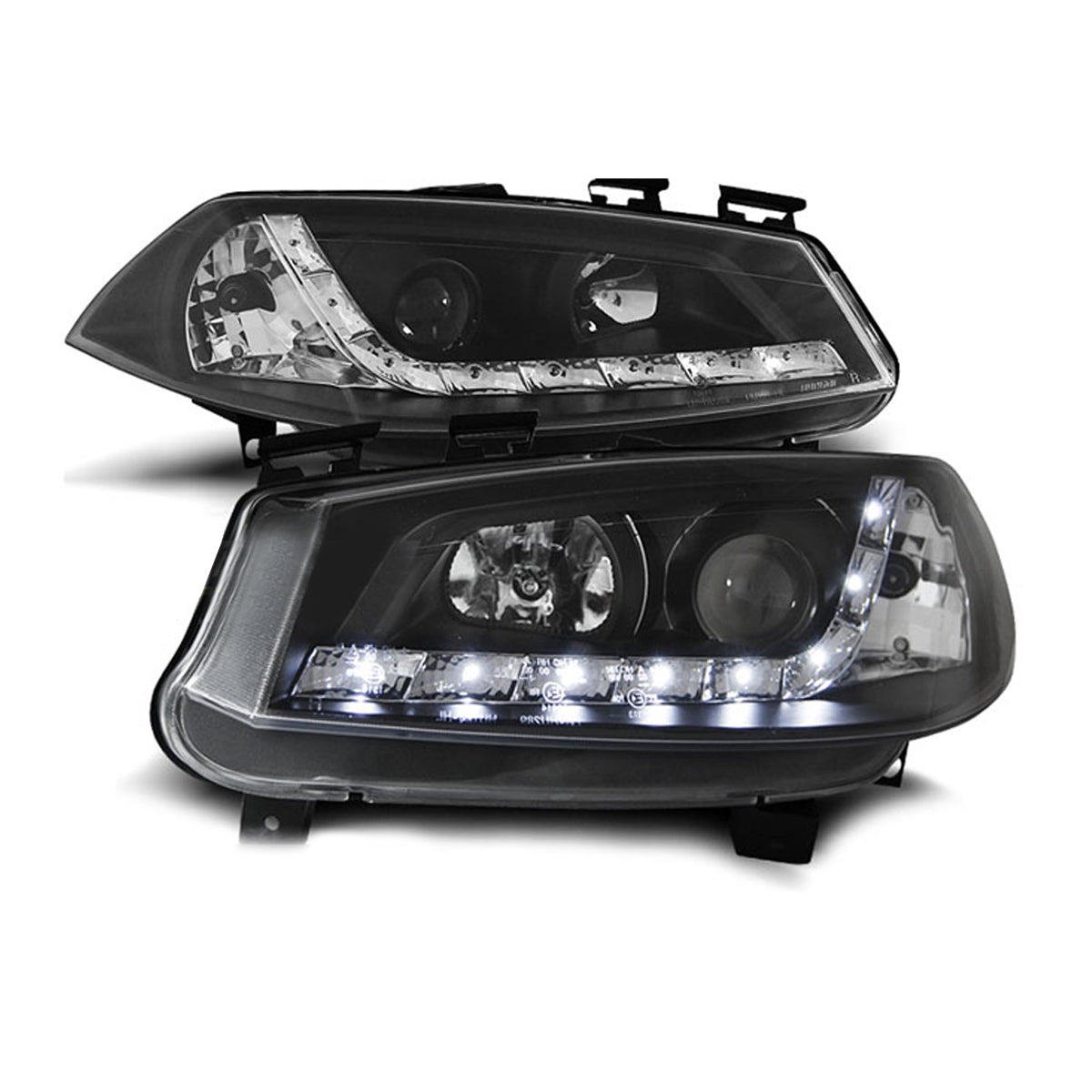 Scheinwerfer Renault Megane II 11.02-10.05 Tagfahrlicht Schwarz