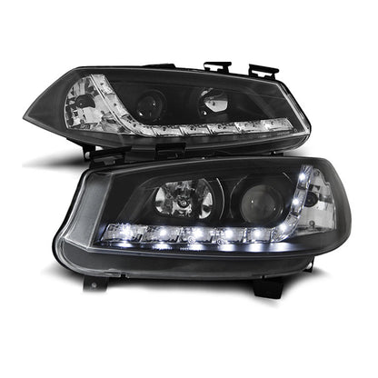 Scheinwerfer Renault Megane II 11.02-10.05 Tagfahrlicht Schwarz