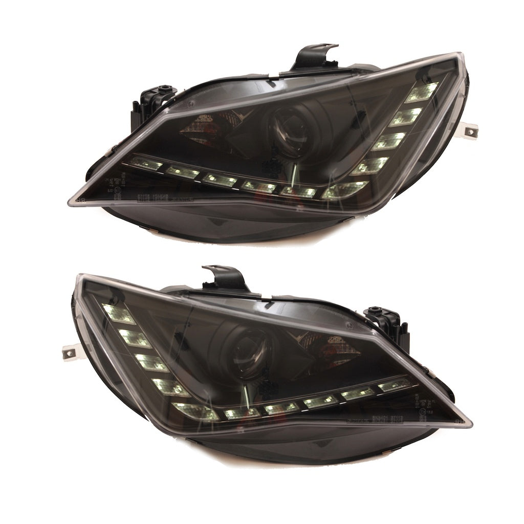 Scheinwerfer Halogen Schwarz passend für SEAT IBIZA IV (6J) 2013-heute