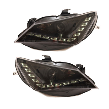 Scheinwerfer Halogen Schwarz passend für SEAT IBIZA IV (6J) 2013-heute