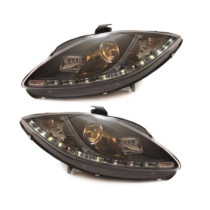 Halogen Scheinwerfer Schwarz passend für SEAT Altea Leon Toledo 2005-2008