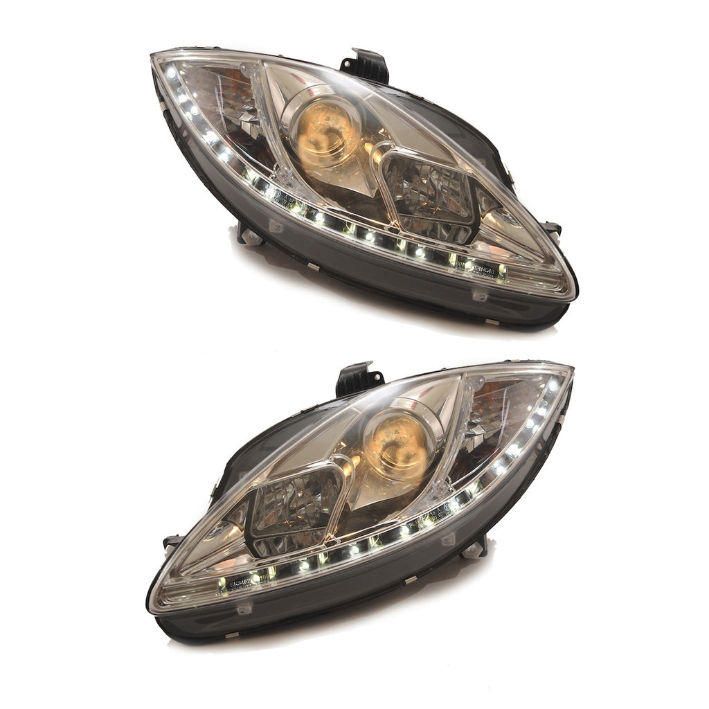 Scheinwerfer Halogen Chrome passend für SEAT ALTEA (5P1), LEON (1P1) und TOLEDO III (5P2) 2005-2008