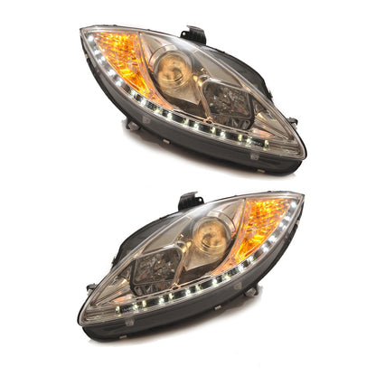 Scheinwerfer Halogen Chrome passend für SEAT ALTEA (5P1), LEON (1P1) und TOLEDO III (5P2) 2005-2008