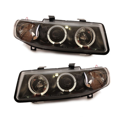 Scheinwerfer Halogen Schwarz passend für SEAT TOLEDO II Limousine (1M2) und SEAT LEON (1M1) 1999-2005