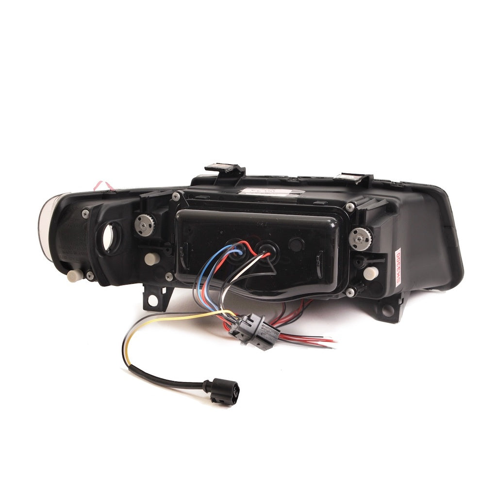 Scheinwerfer Halogen Schwarz passend für SEAT TOLEDO II Limousine (1M2) und SEAT LEON (1M1) 1999-2005