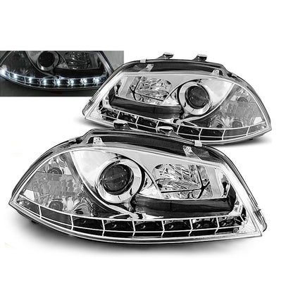 Scheinwerfer Daylight Chrom passend für Seat Ibiza 6L 04.02-08