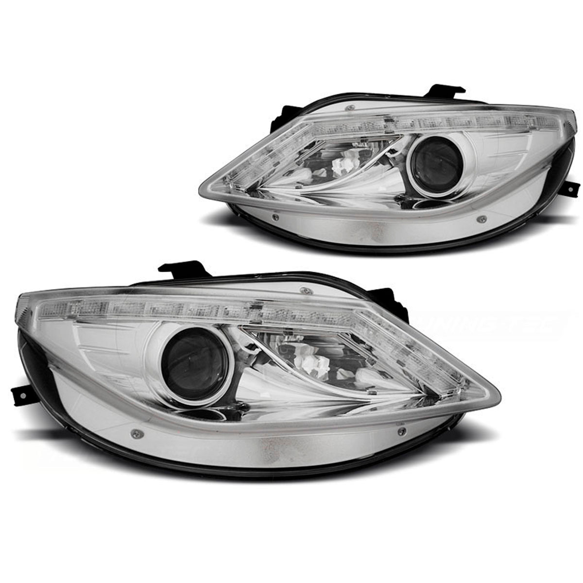 Scheinwerfer Tagfahrlicht Chrom passend für Seat Ibiza 6J 06.08-12