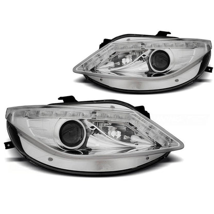 Scheinwerfer Tagfahrlicht Chrom passend für Seat Ibiza 6J 06.08-12