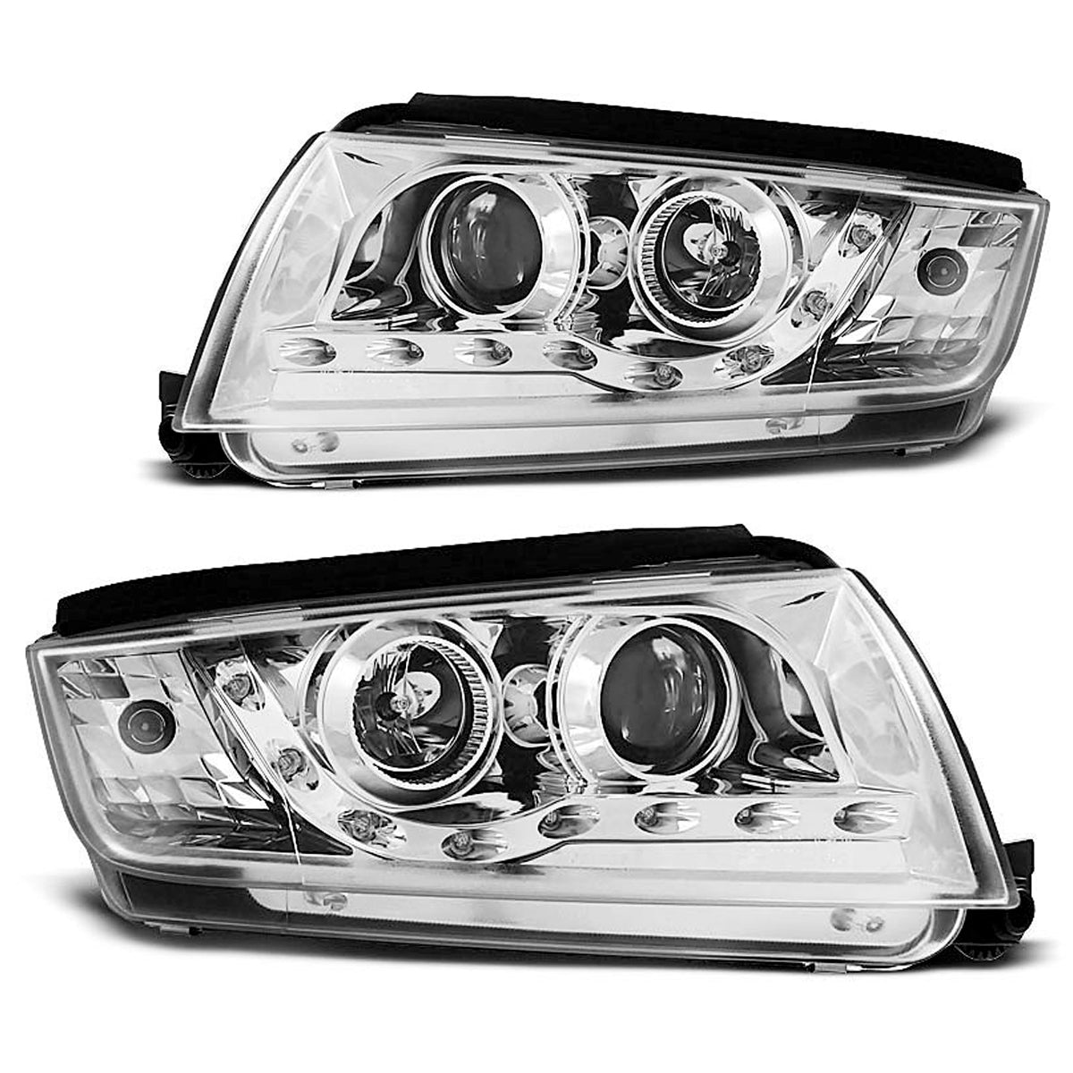 Scheinwerfer Tagfahrlicht Chrom passend für Skoda Fabia 12.99-08