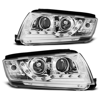 Scheinwerfer Tagfahrlicht Chrom passend für Skoda Fabia 12.99-08