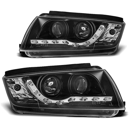 Scheinwerfer Tagfahrlicht Schwarz passend für Skoda Fabia 12.99-08