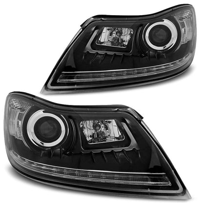 Scheinwerfer Tagfahrlicht Schwarz passend für Skoda Octavia 09-12