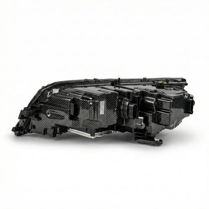 Voll LED schwarze Scheinwerfer passend für Skoda Octavia 2017-2019