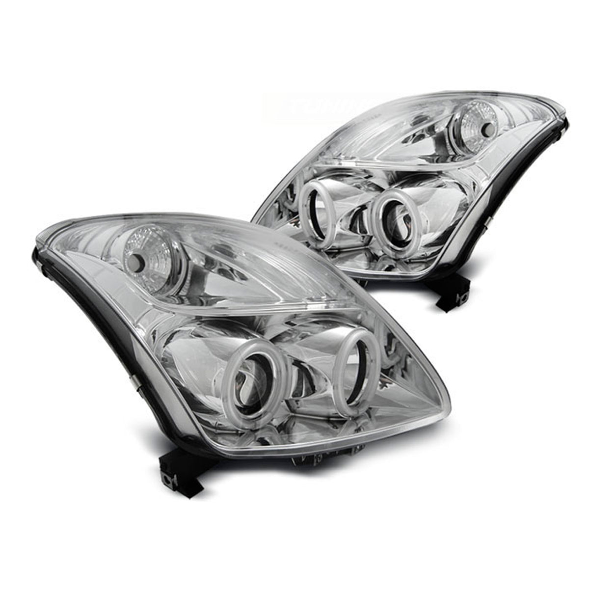 Scheinwerfer Suzuki Swift 05.05-10 CCFL Angel Eyes Chrom