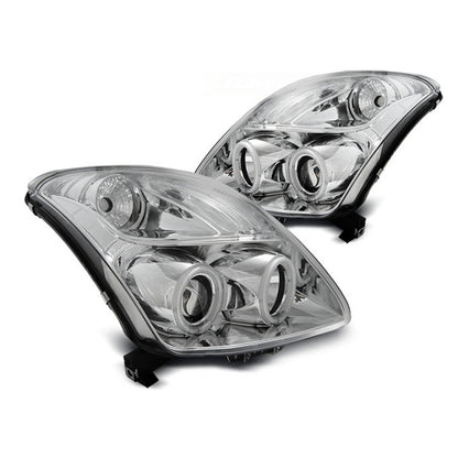 Scheinwerfer Suzuki Swift 05.05-10 CCFL Angel Eyes Chrom