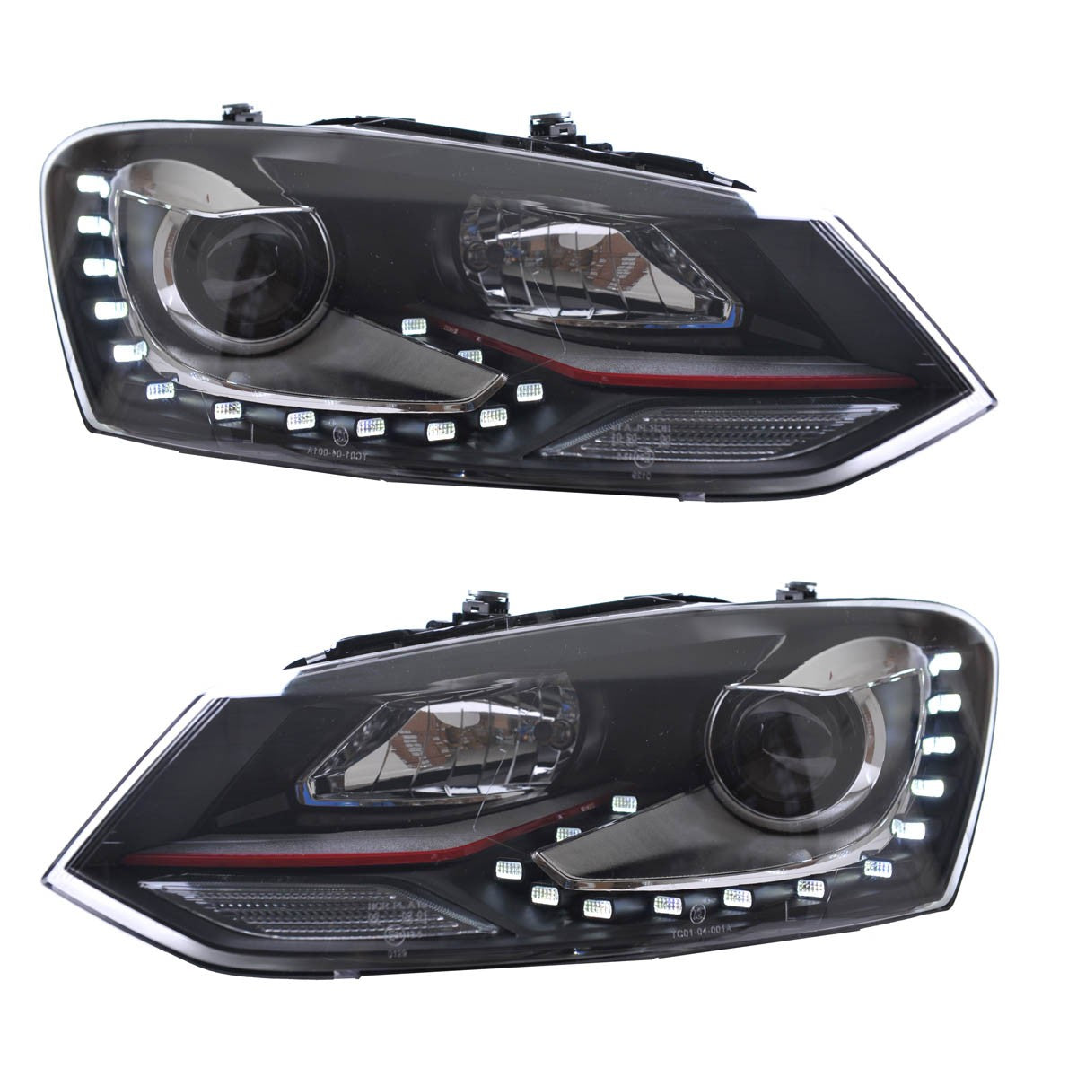 Xenon-Rot Scheinwerfer passend für VW Polo 6R 2009-2014