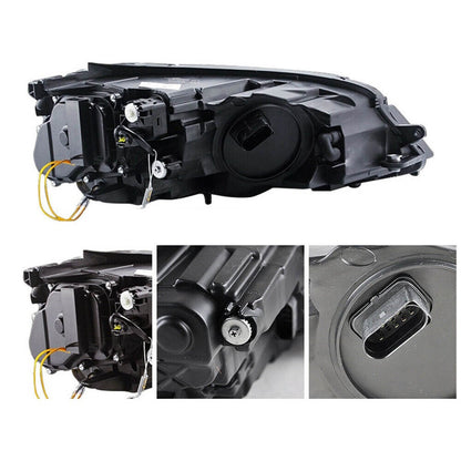 LED Dynamische Chrom Scheinwerfer passend für VW Golf 7 2012-2017