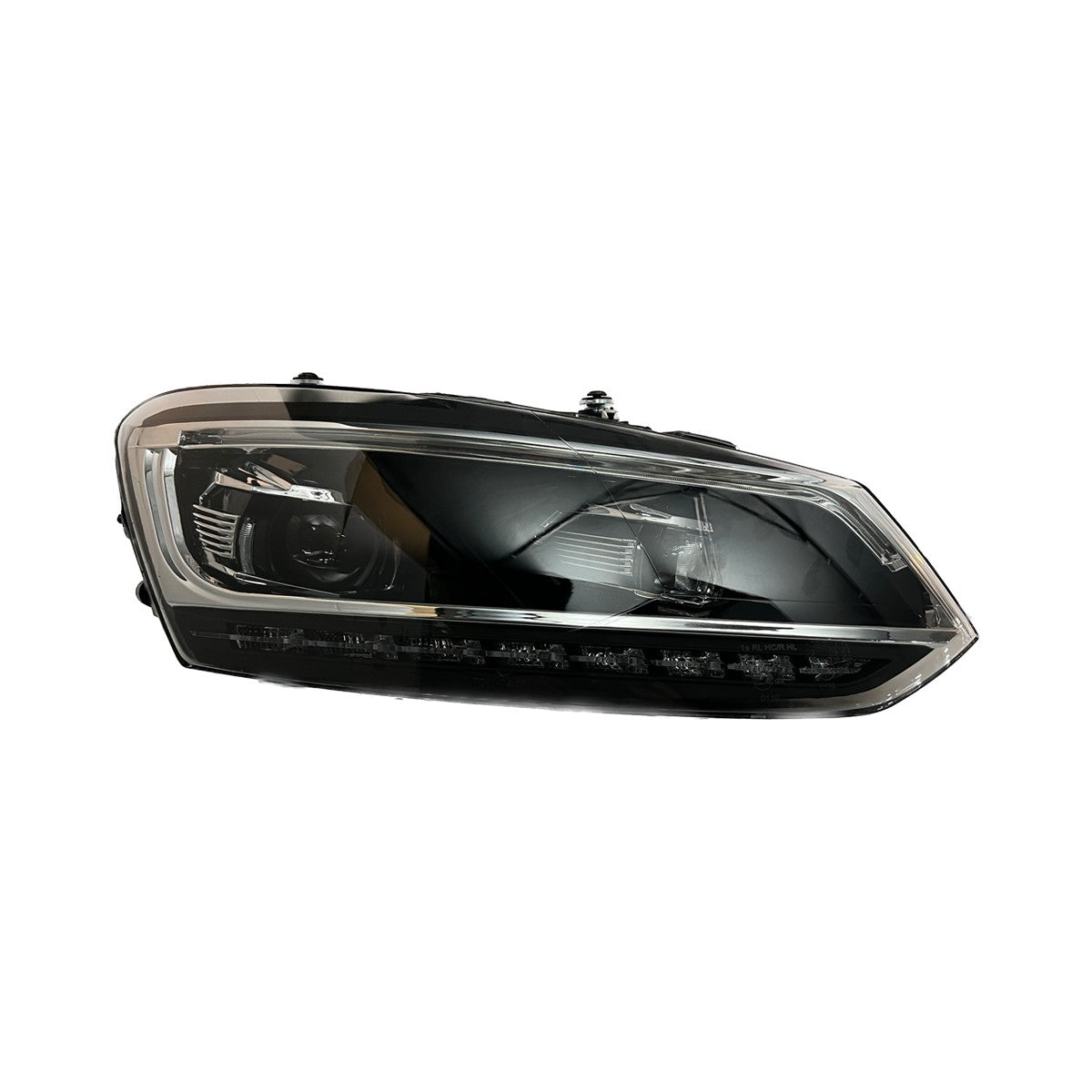 Schwarze Halogen-Scheinwerfer passend für VW Polo V (6R, 6C) 2009-2014