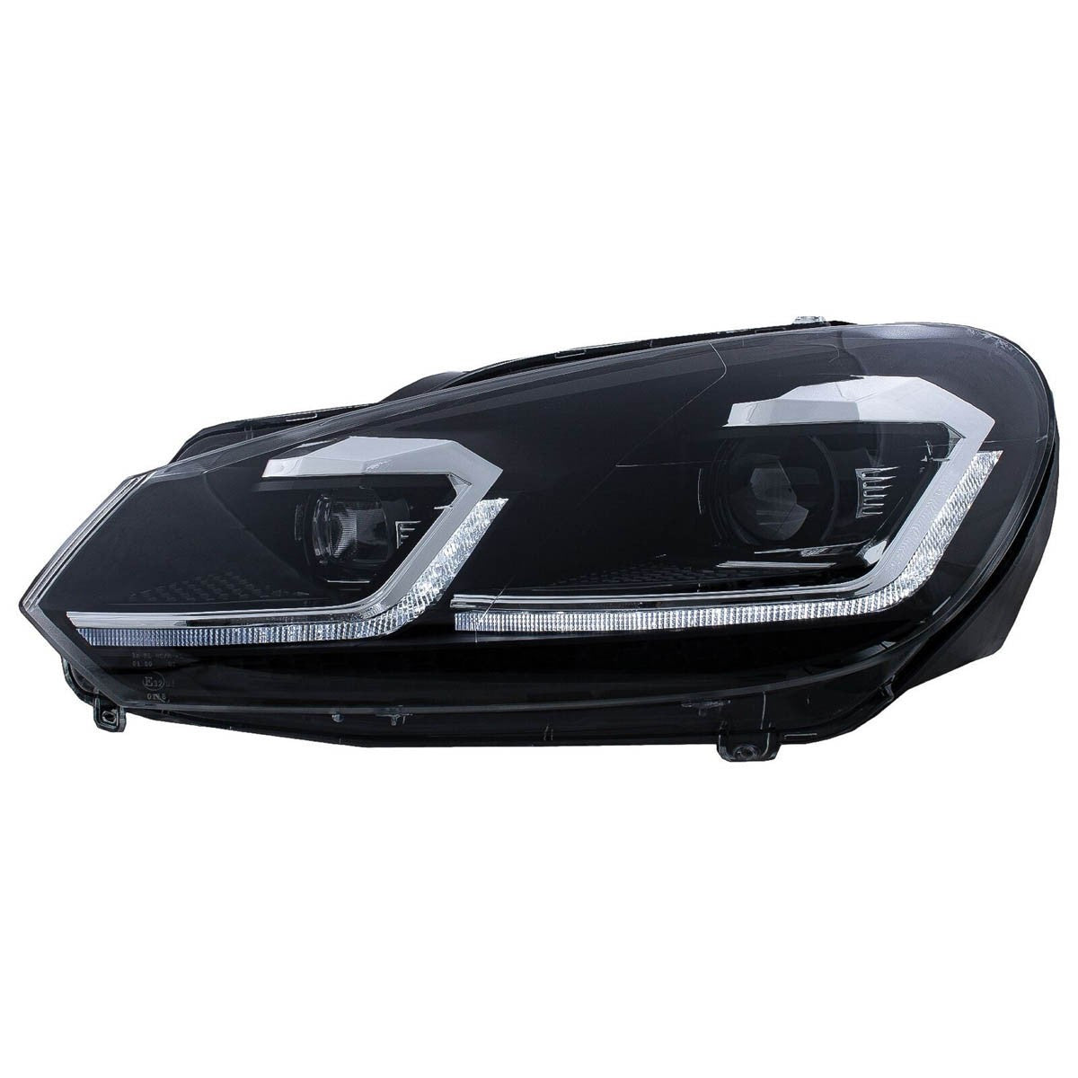 LED Dynamische Chrom-Scheinwerfer passend für VW Golf 6 2008-2012