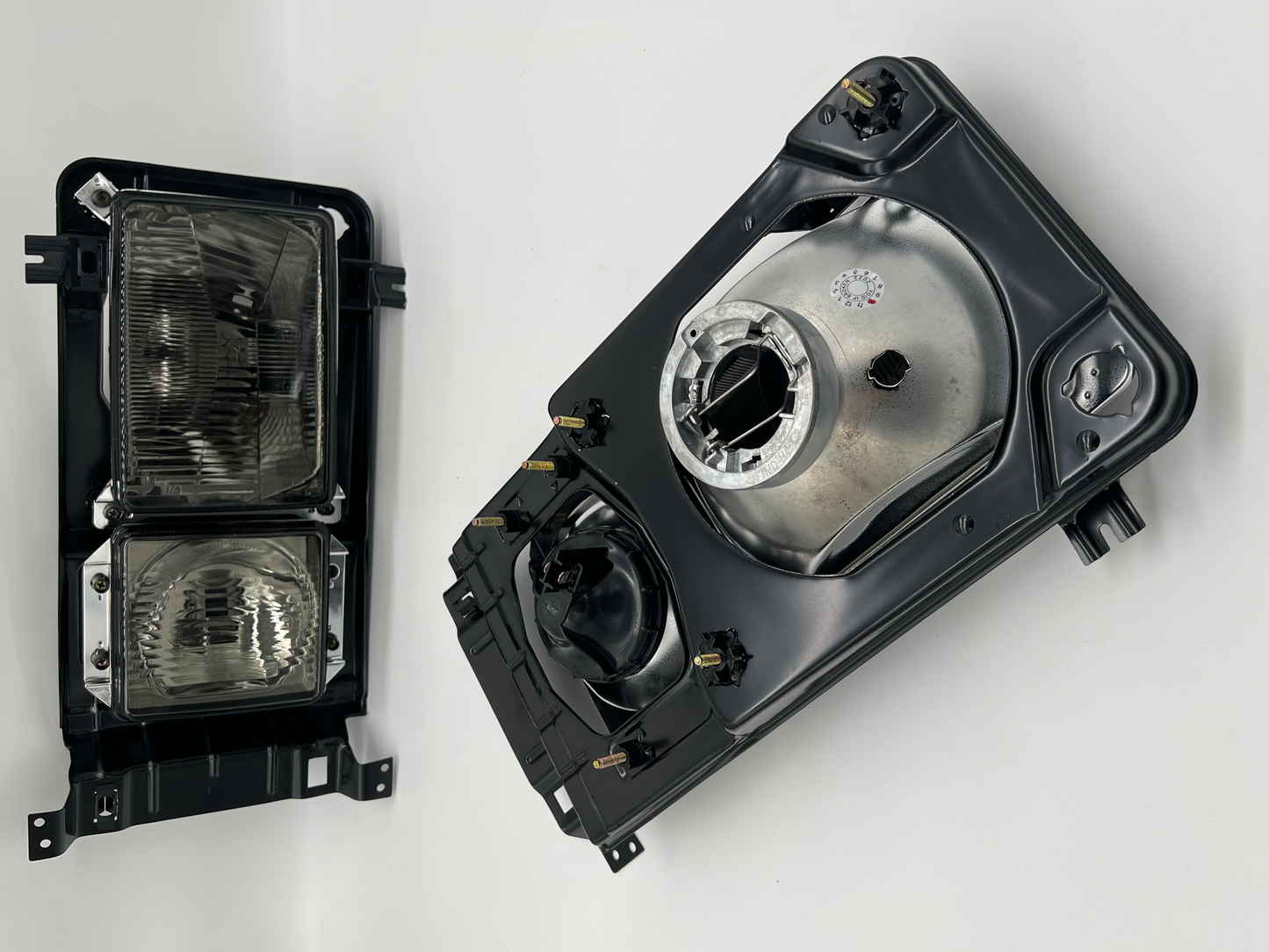 Quadratische Rauch Scheinwerfer Set passend für Volkswagen T3 1979-1992