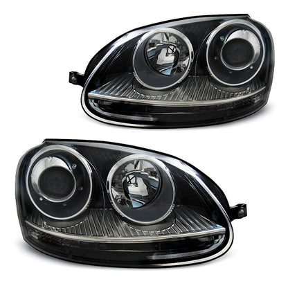 Scheinwerfer Sport Schwarz passend für VW Golf 5 10.03-09