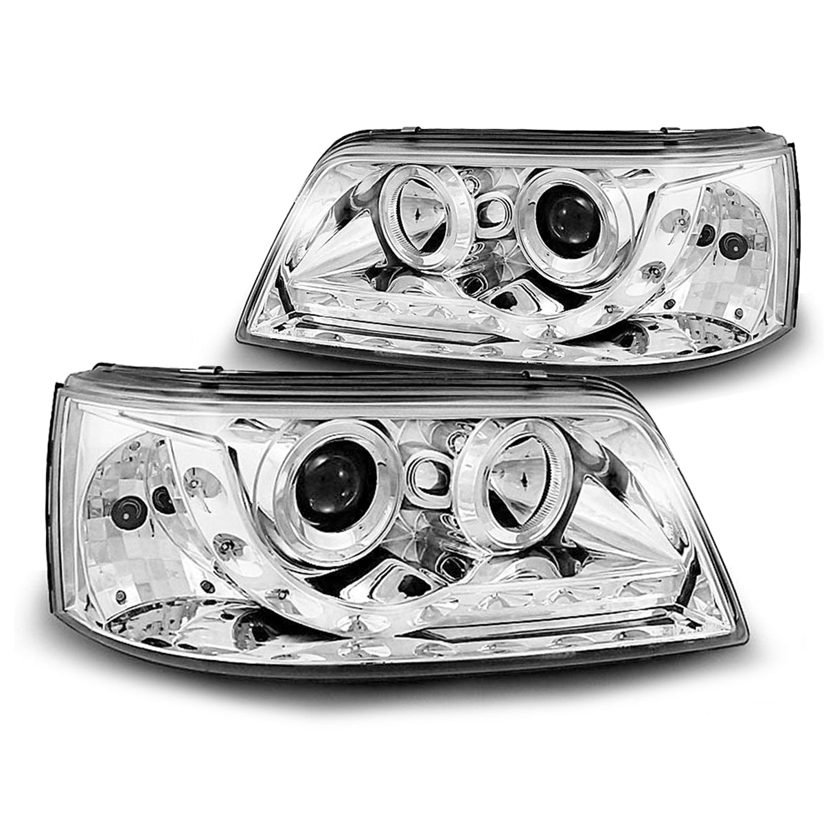 Scheinwerfer Tagfahrlicht Chrom passend für VW T5 04.03-08.09