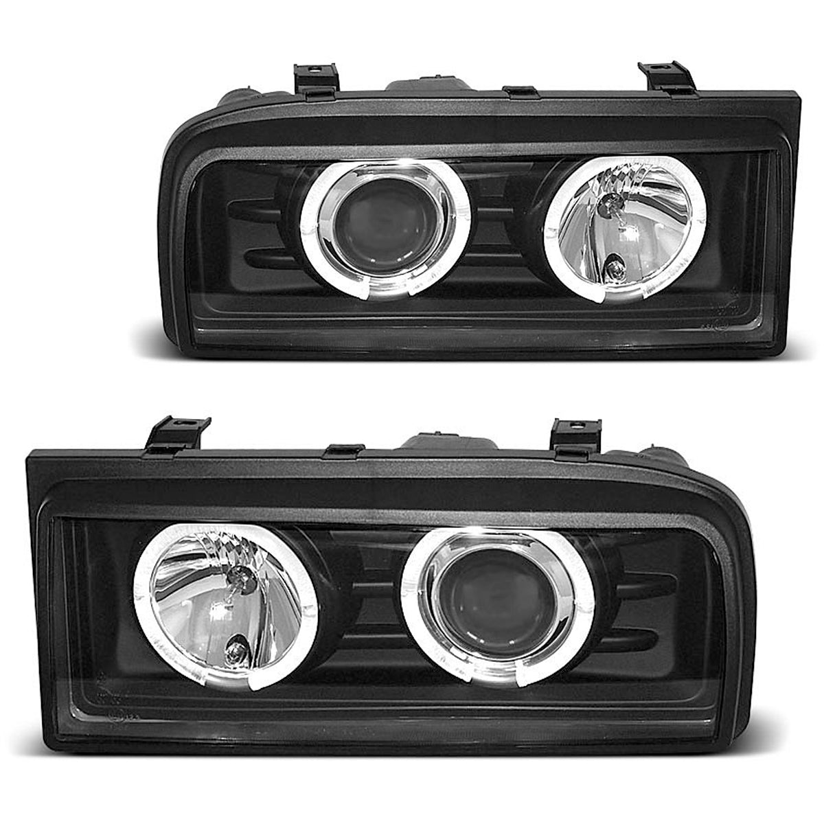 Scheinwerfer Angel Eyes Schwarz passend für VW Corrado 88-95