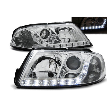 Scheinwerfer Daylight Chrom passend für VW Passat 3BG B5 FL 09.00-03.05