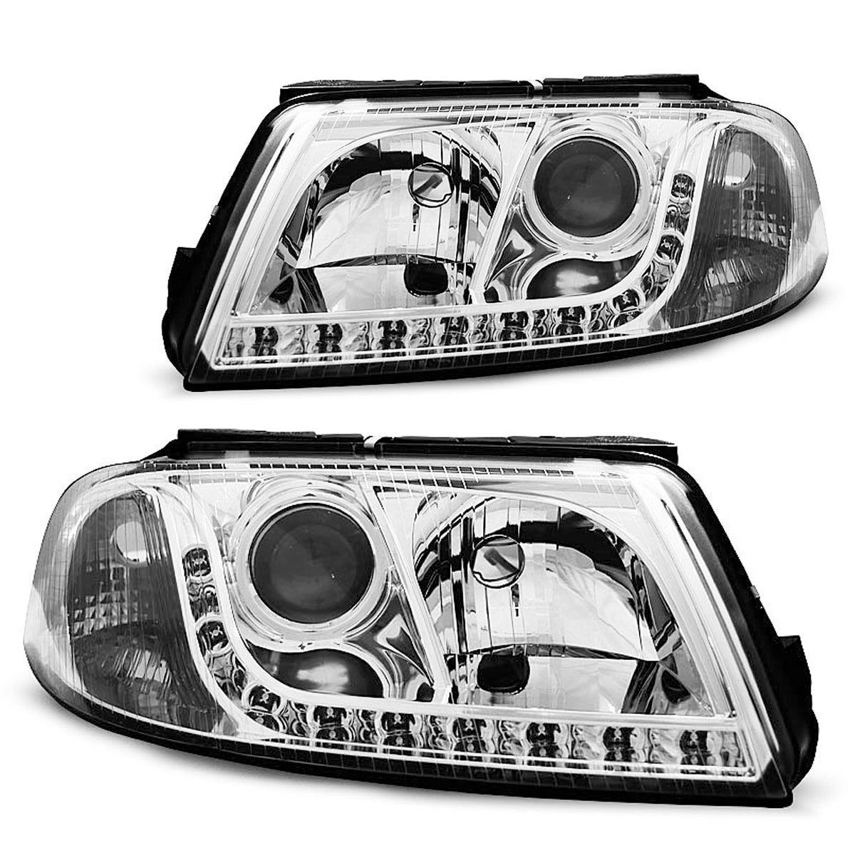 Scheinwerfer Daylight Chrom passend für VW Passat 3BG B5 FL 09.00-03.05