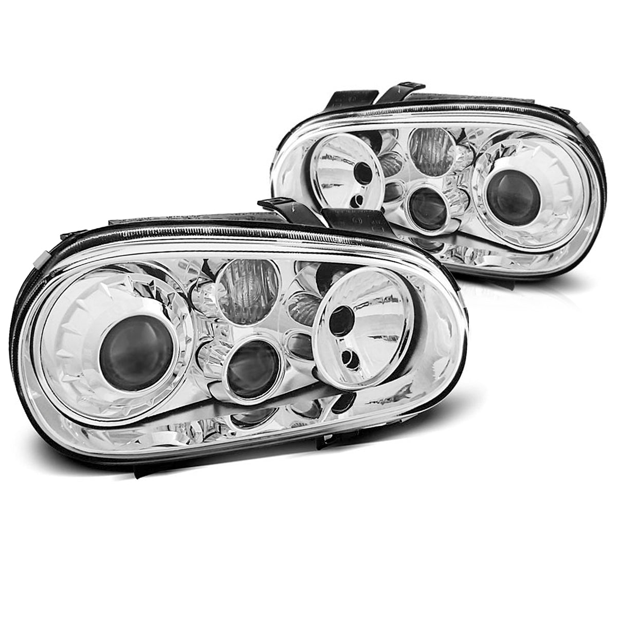 Scheinwerfer Sport Chrom passend für VW Golf 4 09.97-09.03