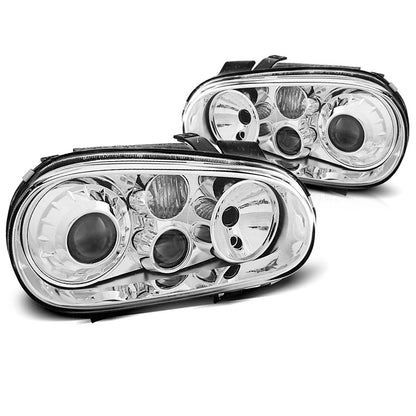 Scheinwerfer Sport Chrom passend für VW Golf 4 09.97-09.03