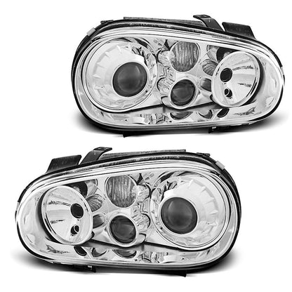 Scheinwerfer Sport Chrom passend für VW Golf 4 09.97-09.03