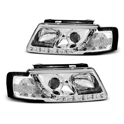 Scheinwerfer Daylight Chrom passend für VW Passat B5 3B 11.96-08.00