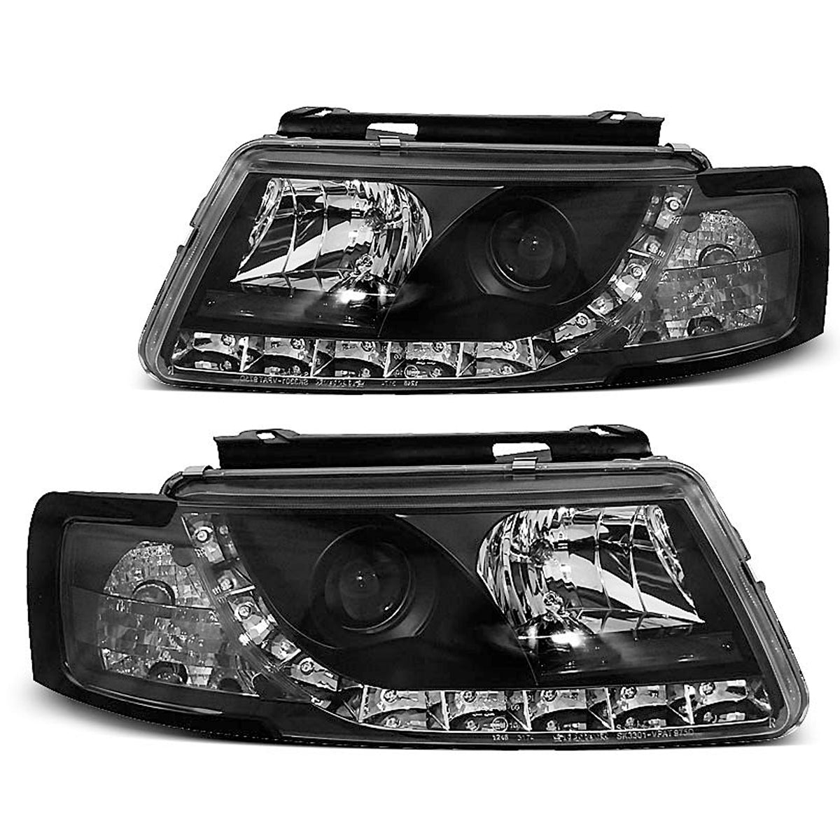 Scheinwerfer Daylight Schwarz passend für VW Passat 5B 3B 11.96-08.00
