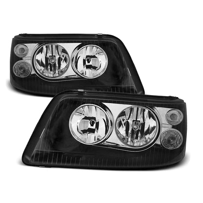 Scheinwerfer Schwarz passend für VW T5 04.03-08.09