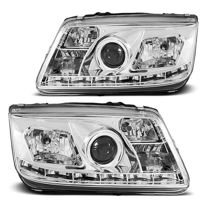 Scheinwerfer Tagfahrlicht Chrom passend für VW BORA 09.98-05.05