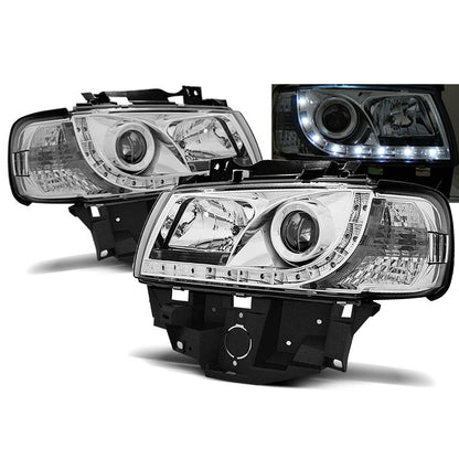 Scheinwerfer Tagfahrlicht Chrom passend für VW T4 08.96-03.03 BUS
